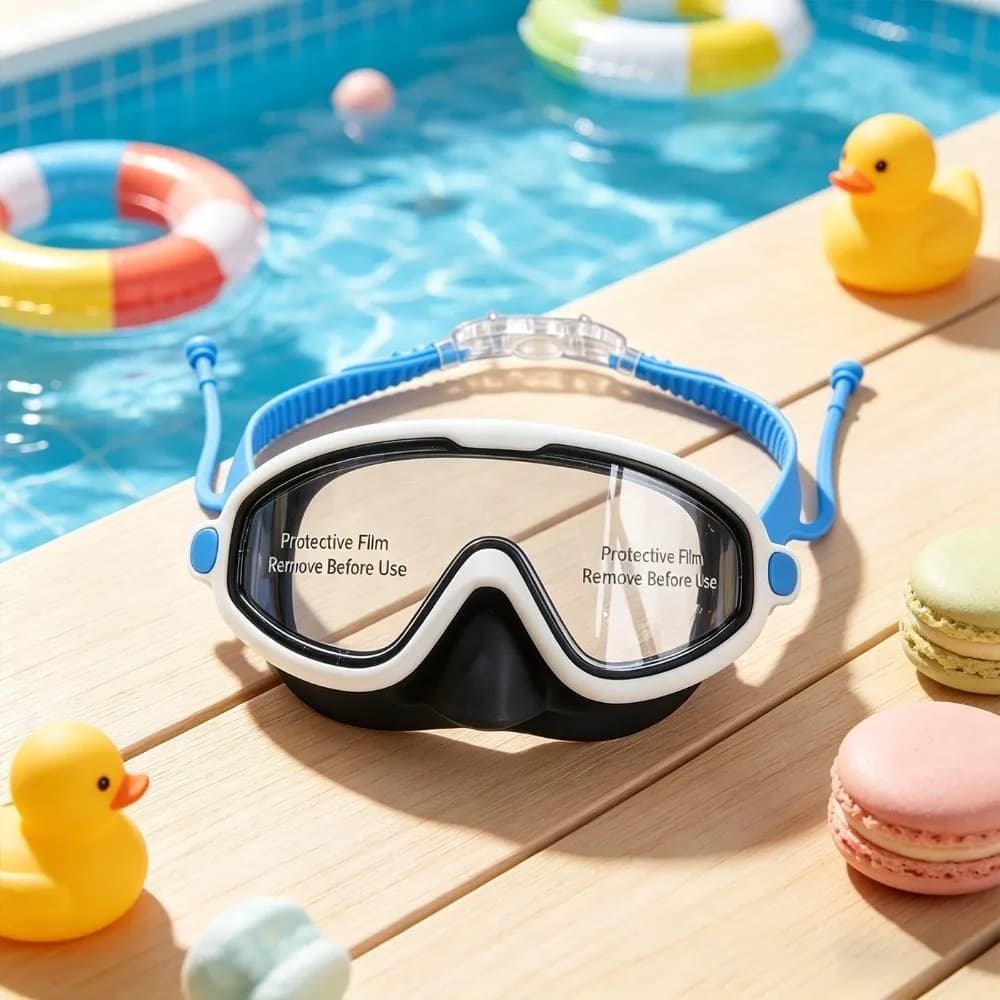 Anti-Fog Swim Goggles UV Protection HD View Diving Eyewear Wide View Professional Snorkel Swimming Goggles Swimming Pool