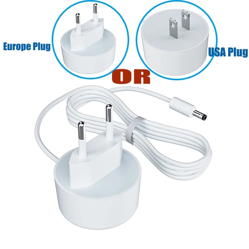 15 W OEM Charger for Google Nest Hub (2nd generation), Google Nest Mini, Google Home Hub power adapter, AC2200 power cord for WiFi Nest router