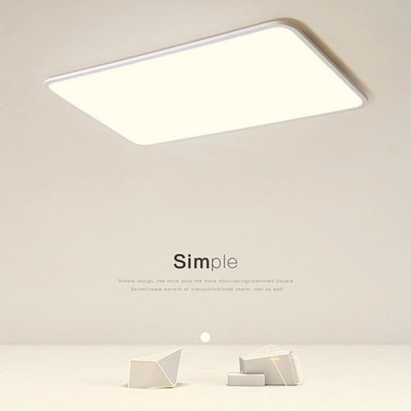 Modern Minimalist Ultra-Thin LED Ceiling Light, Full Spectrum Main Lamp for Living Room Bedroom from Zhongshan