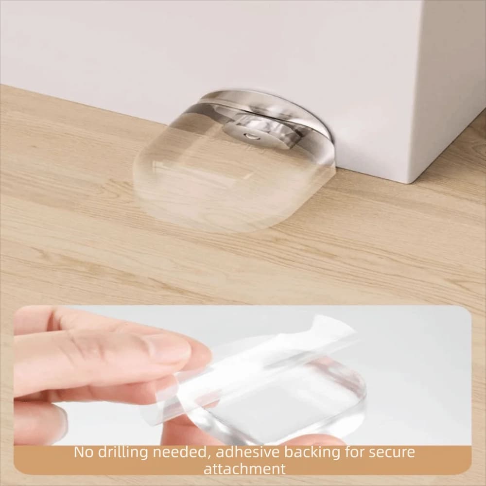 Fermaporta Magnetico Senza Foratura, Magnete Potente, Fermaporta da Pavimento Resistente