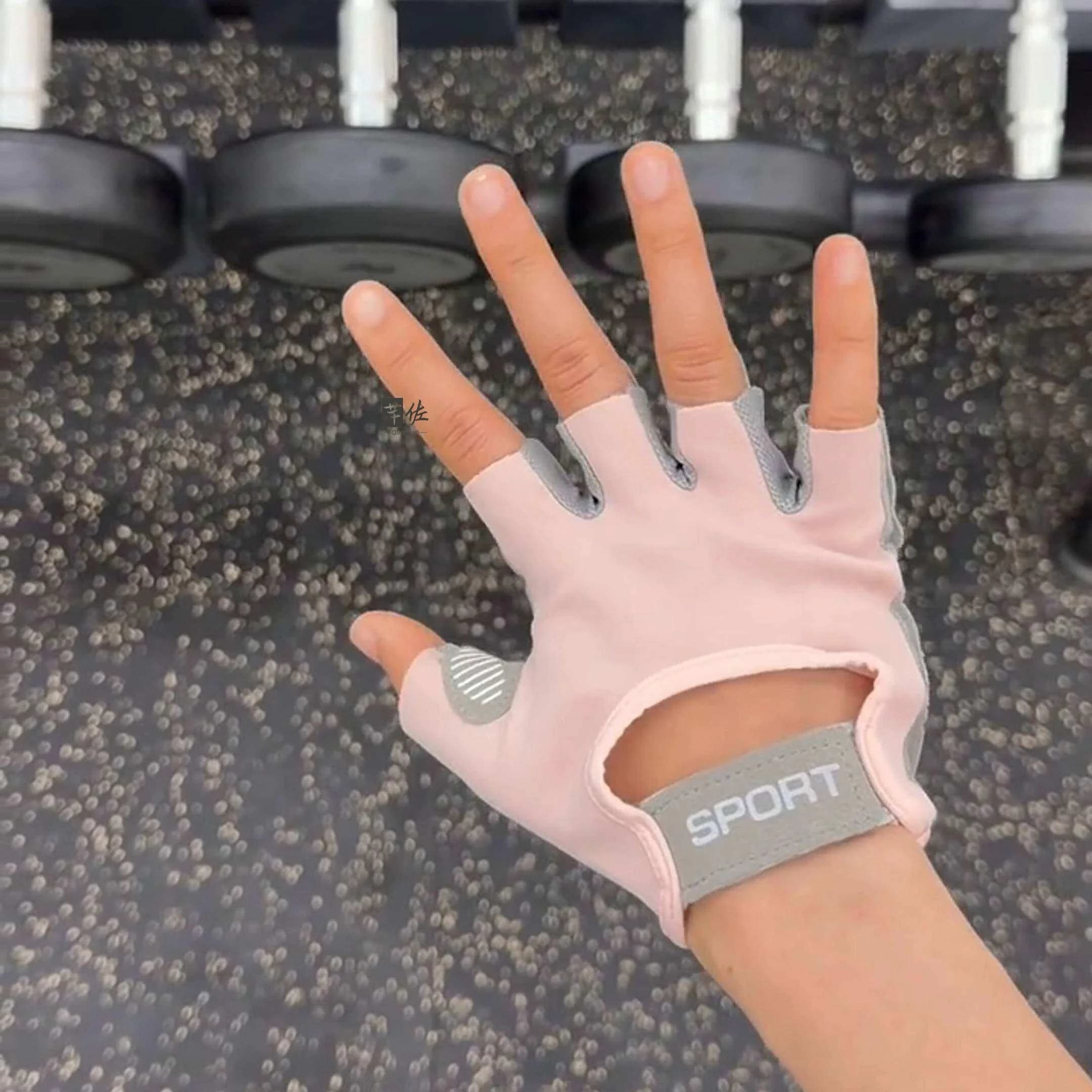 Fitness Gloves Women's Anti-Callus Gym Equipment Training Non-Slip Shock Absorption Yoga Pilates Cycling Gloves