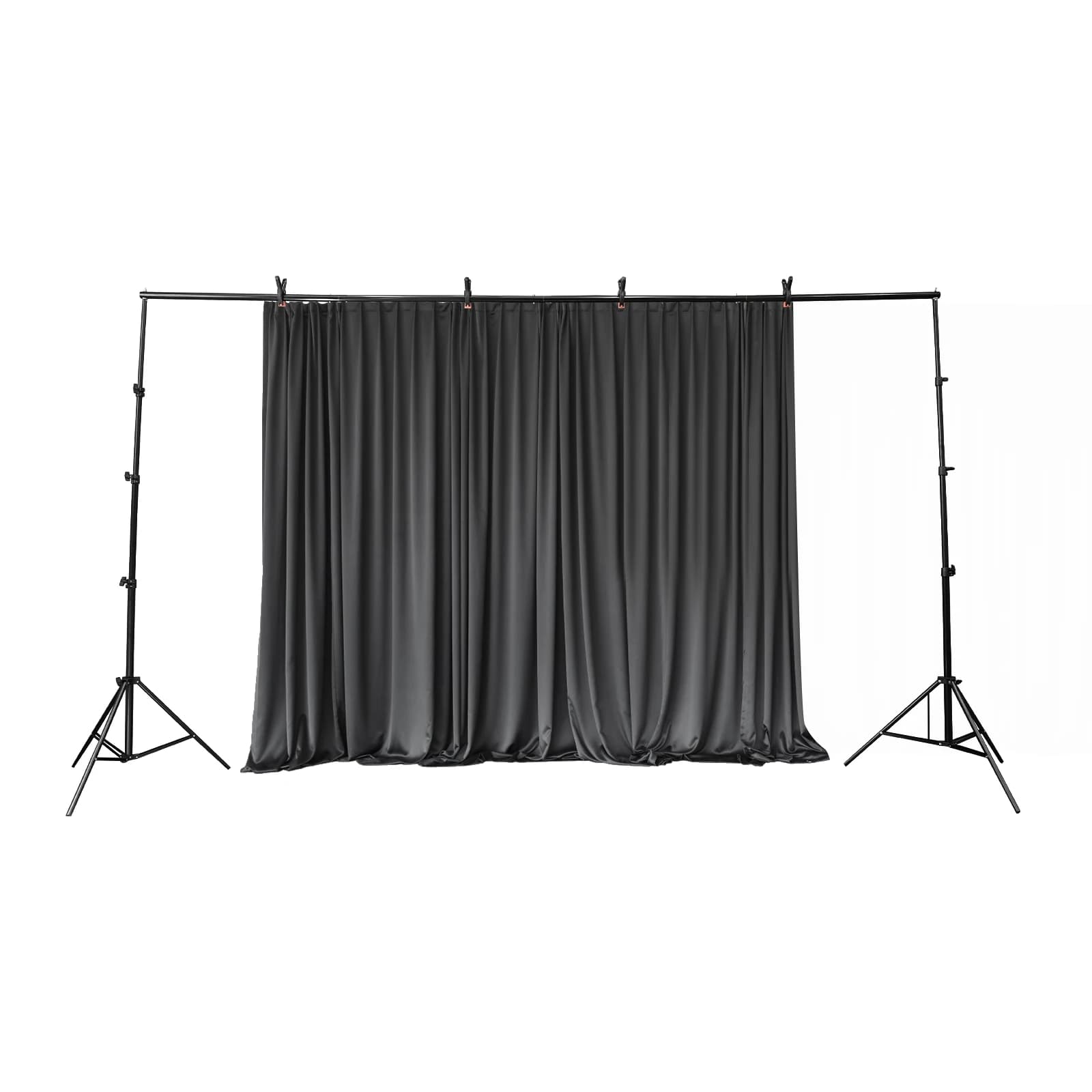 Supporto per Sfondo Fotografico, Kit Supporto Regolabile 2.8x3m, con Clip, Sacchi di Sabbia e Borsa per il Trasporto