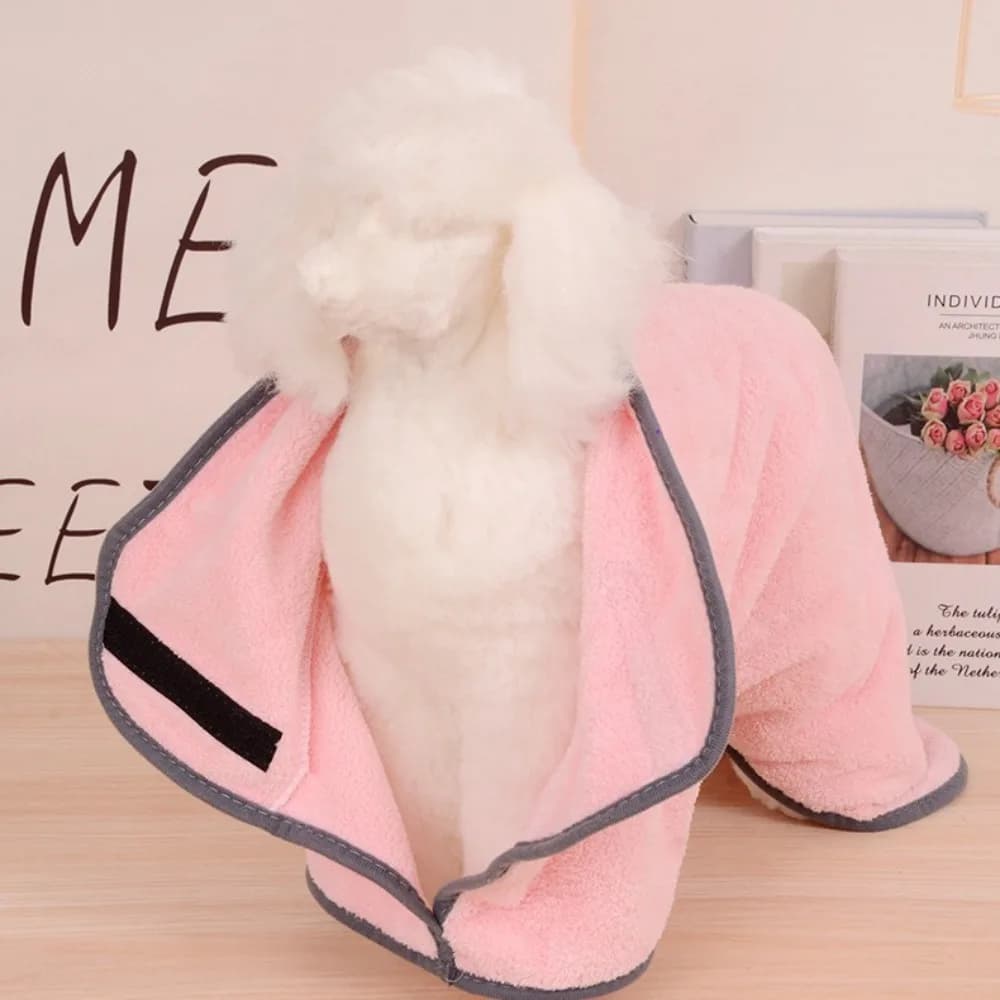 Fast Drying Towel Pet Shop Style, Bathrobe Cat Absorbent, Pet Bath Accessories