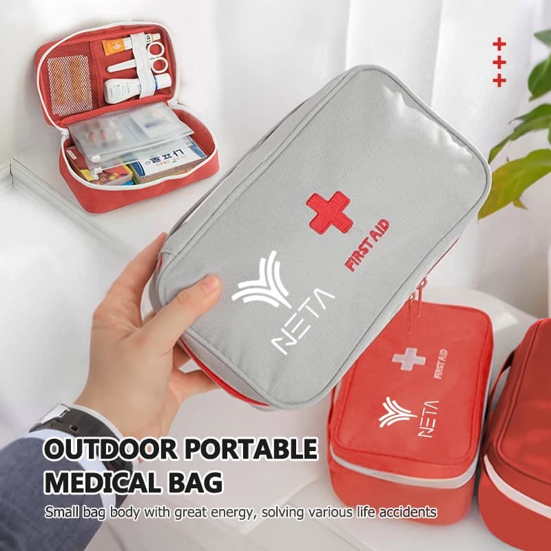 Car Portable Foldable First Aid Kit Bags Travel HandBag Storage Bag For NETA V U S Eureka 03 N01 EV Vehicles