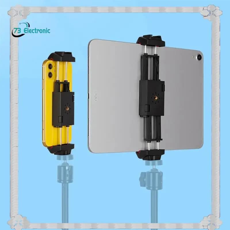 Consegna in 24 ore Supporto per slitta fredda Supporto per treppiede Adattatore per telefono Supporto universale per smartphone per tablet Estendi clip per Ipad Iphone Samsu