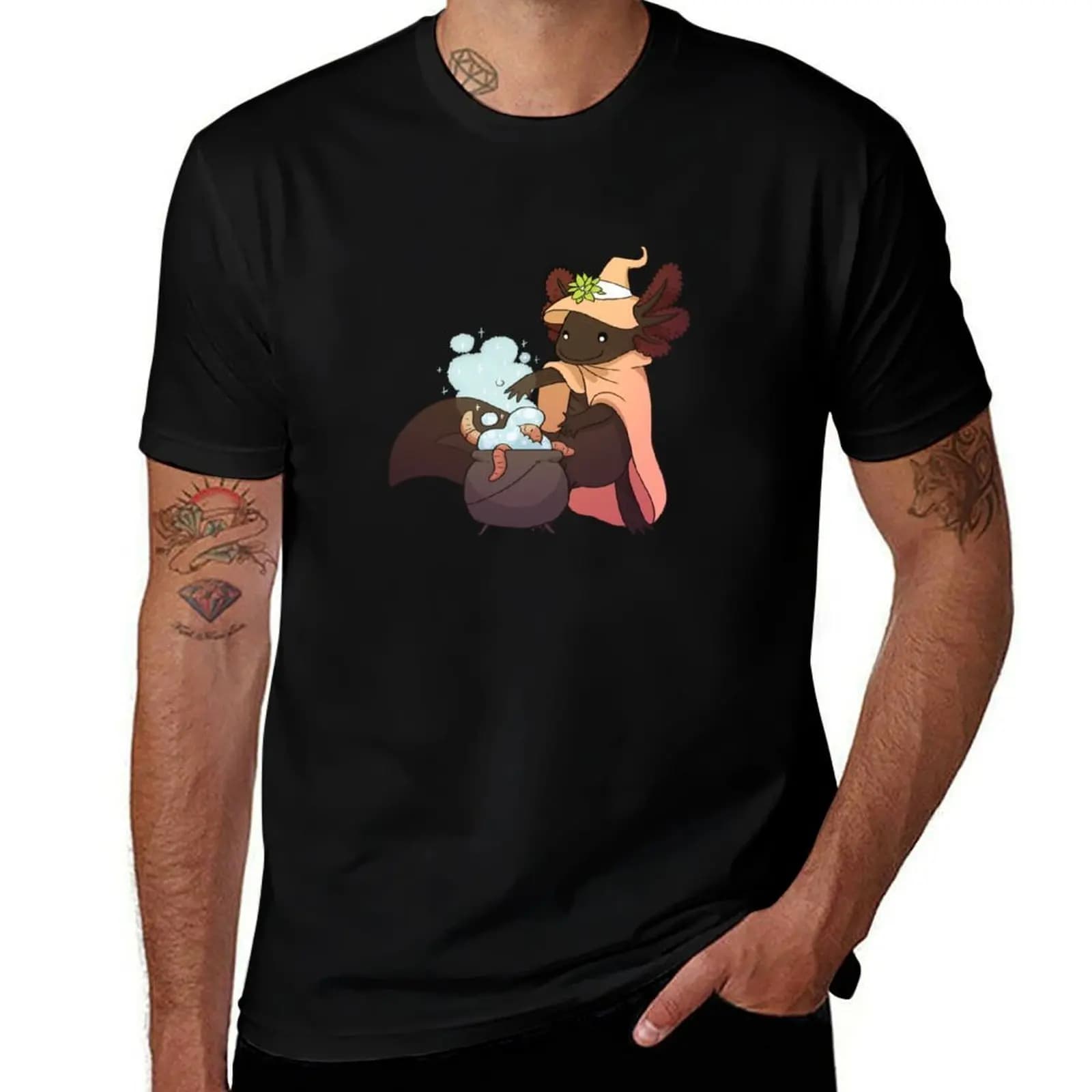 Axolotl - Fen T-Shirt Casual Loose Fit Short Sleeve T-Shirt