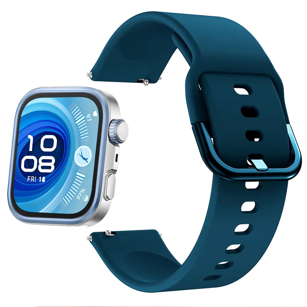 Silicone Bands For Huawei Watch FIT 3 Strap watchband metal Buckle Sport bracelet fot huawei fit 2 fit 4 Pro correa Accessories