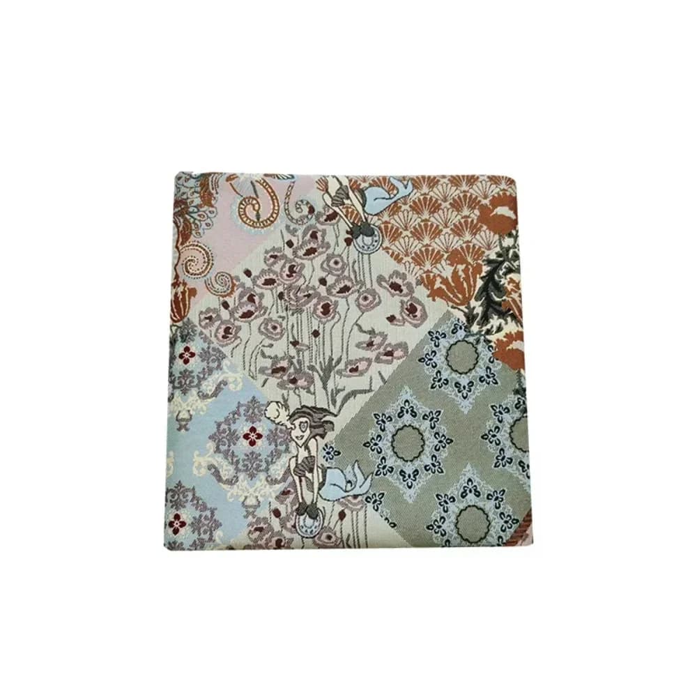 Brocade Jacquard Fabric Yarn Dyed Underwater World Puzzle Dress Fabric Spring Autumn Windbreaker Suit Clothing Designer