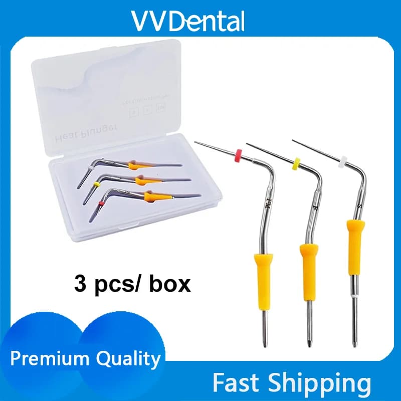 Sistema di Otturazione Endodontica Dentale con Pistola per Guttaperca, Ago per Otturazione, Ago Riscaldato e Pellet di Guttaperca - Accessori per Dentisti