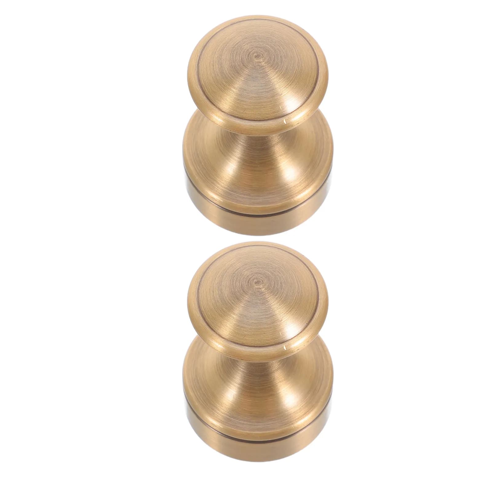 2Pcs Brass Coat Hooks Round Metal Wall Hangers Mini Utility Hooks for Bathroom Kitchen Entryway Towel Clothes Storage Rust