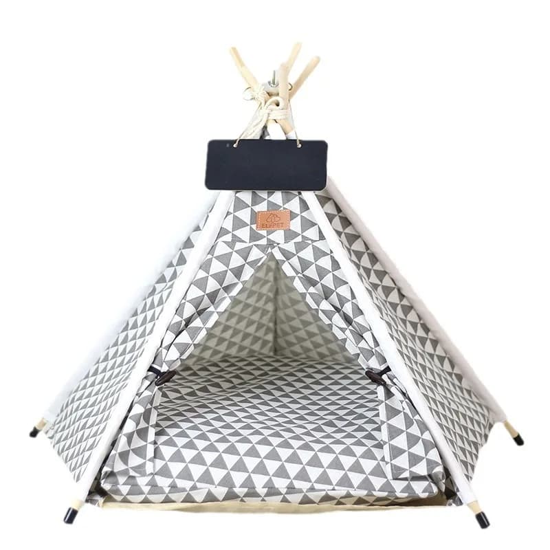 Tenda per animali domestici cuccia per cani portatile rimovibile lavabile cucciolo gatto Indoor Outdoor cucce grotta con cuscino e lavagna