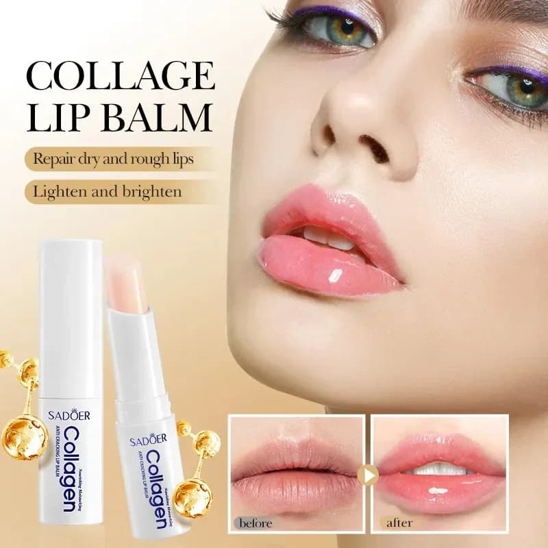 Collagen Lip Balm Durable Hydrating Anti Cracking Nutrient Repair Improves Hydrating Lips Removal Skin Care