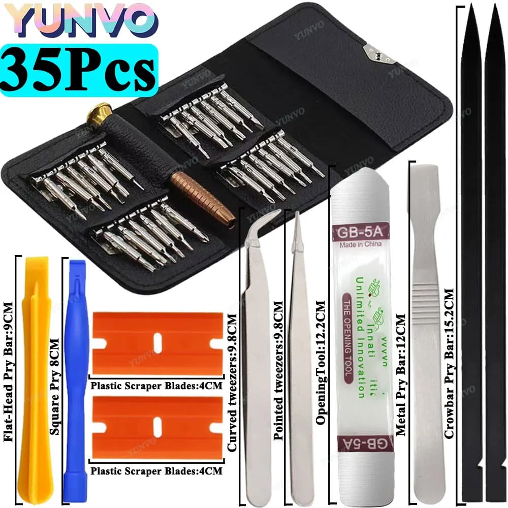 Mobile Phone Repair Tool Magnetic Screwdriver Kit Mini Precision Driver for iPhone Xiaomi Laptop Watch DJI Drone Disassembly
