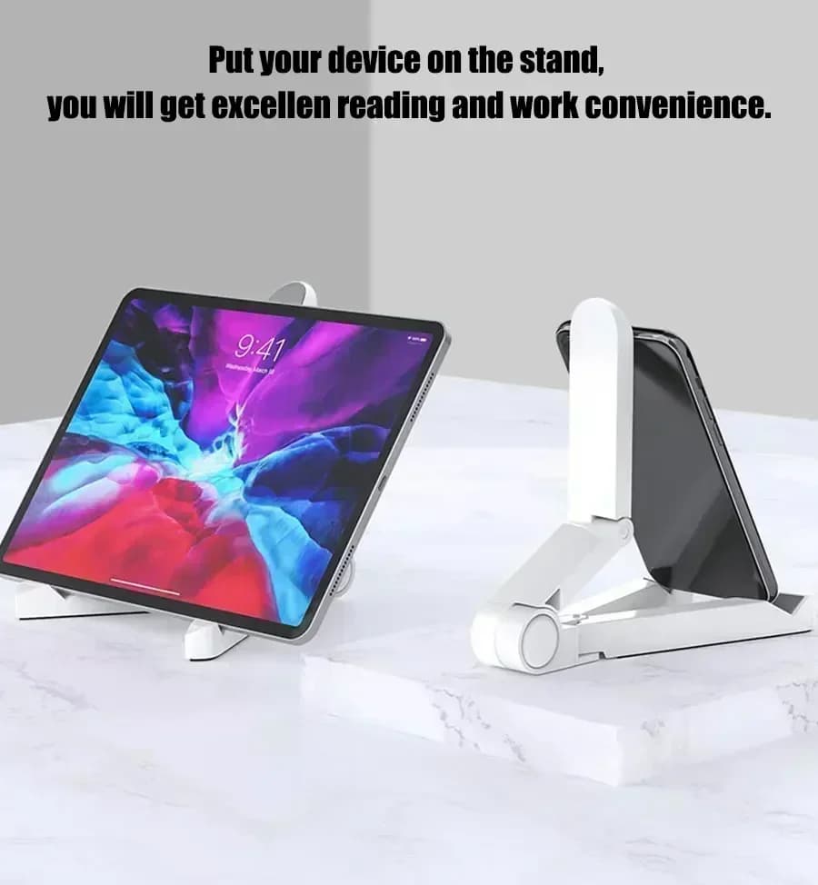 Supporto universale pieghevole per tablet con angolo regolabile per iPad Samsung Xiaomi Huawei