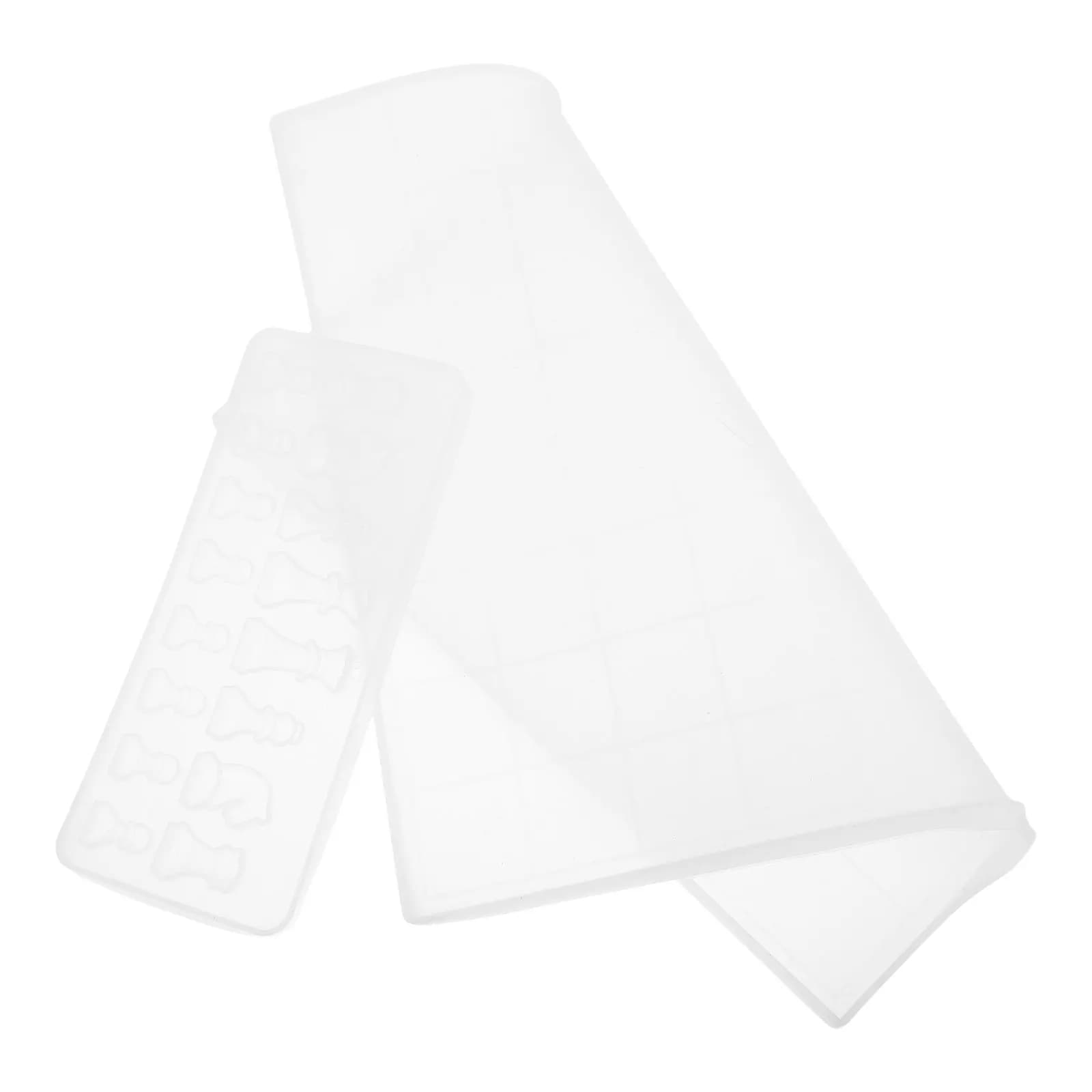 Stampo in Silicone per Scacchiera e Pezzi degli Scacchi a Grandezza Naturale, Set Flessibile per Resina Epossidica 3D, Forniture per Artigianato Fai-da-Te