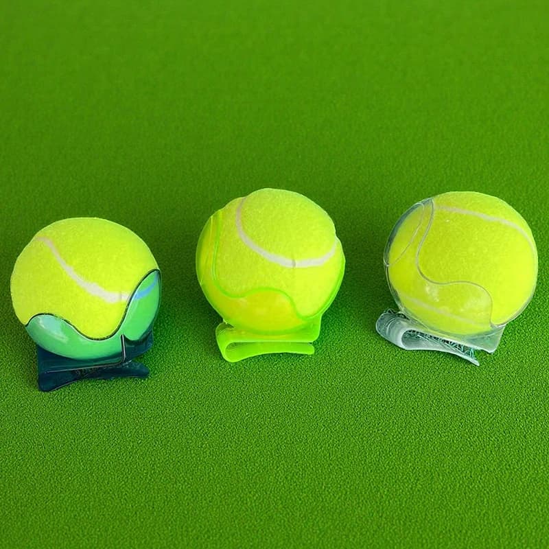 New-1Pcs Tennis Ball Clip Training Equipment Strong Construction For Tennis Ball Waist Clip Tennis Ball Holder 3Color Available