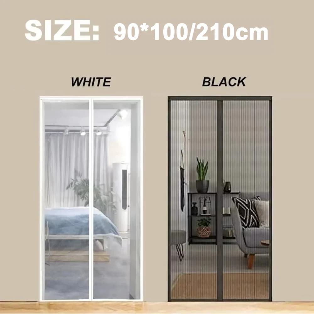 Rete magnetica anti-zanzara Anti Bug Fly Mouse Schermi per porte e finestre Nessun punzonatura richiesto Tende con chiusura automatica