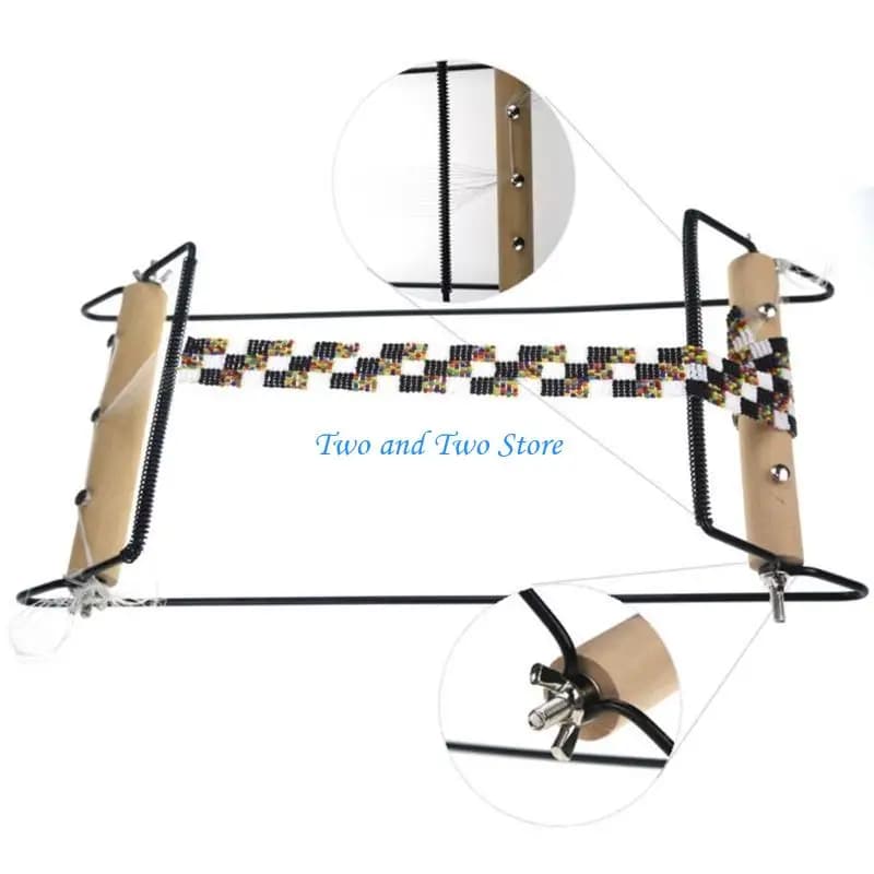 HX6F Versatile Metal Bead Weaving Machine Loom for Home DIY Projects and Gift Giving