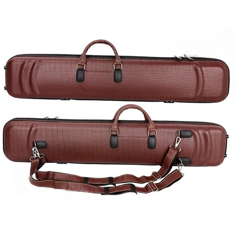 Borsa portaoggetti Erhu in pelle Scatola Erhu professionale con igrometro Borsa a tracolla portatile durevole Accessori per strumenti a corda
