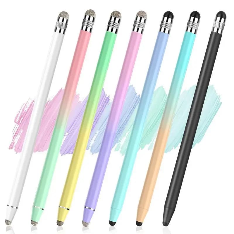 Double Nib Mesh Fiber Capacitive Stylus Pen Universal Touch Screen Drawing Tool For Smartphone Tablet All Capacitive Screens