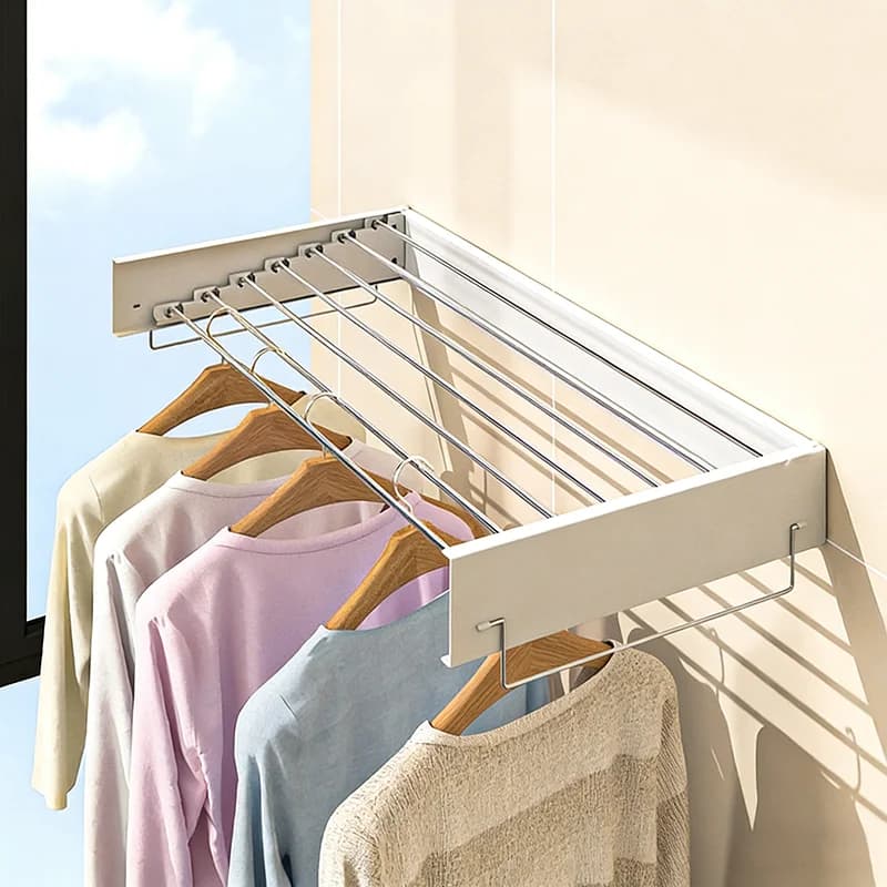 Folding wall for Interior, Stendino da Balcony, Organizer for Towels