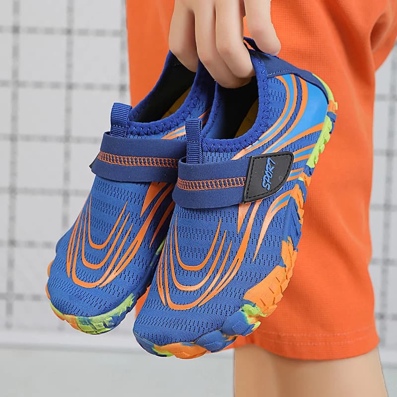 Scarpe Acquatiche per Bambini ad Asciugatura Rapida, Sneakers da Spiaggia Antiscivolo, Calzini per Nuoto e Snorkeling, Calzature per Surf