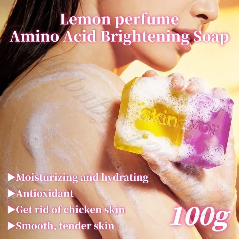 Flavour Illuminant Flavour Amino Acids with Lemon Taste, Hydrating and Antioxidant for Levigating and Rejuvenating Pollo Skin, 100g