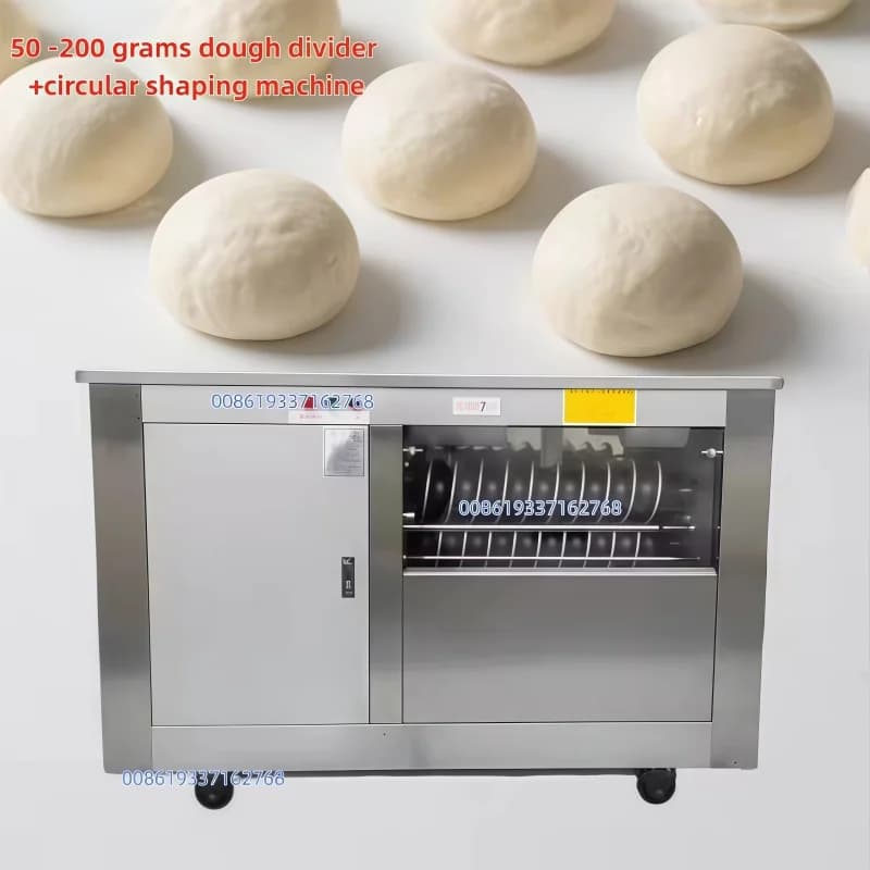 Macchina Automatica Commerciale per Dividere e Arrotondare Impasti di Pane/Pizza/Pasta, Produttrice di Palline di Impasto per Momo/Pane al Vapore