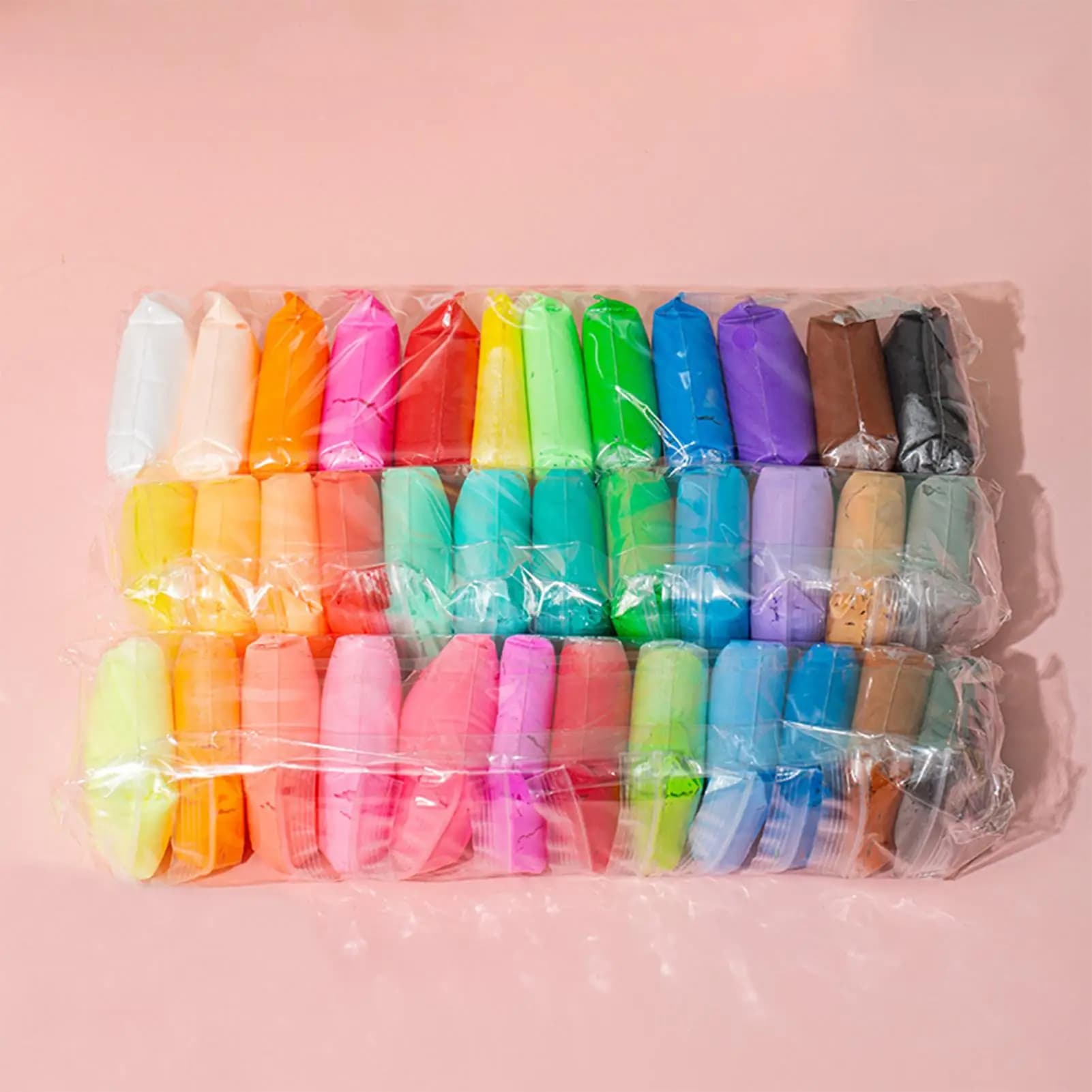 Colore super leggero argilla polimerica asciutta all'aria modellazione argilla plastilina set di pasta da gioco fai da te giocattoli per bambini bambini