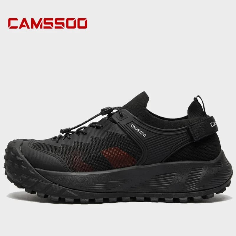CAMSSOO scarpe da trekking da uomo, scarpe da corsa estive, scarpe traspiranti per fuoristrada, scarpe da caccia, scarpe da viaggio, sport all'aria aperta, stivali ammortizzanti