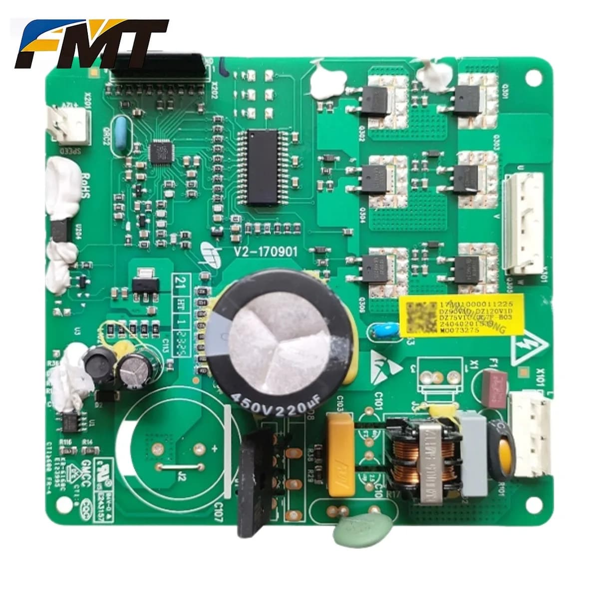 FMT.New For Midea refrigerator variable frequency 17131000011225 compressor drive board BCD-536WKPZM