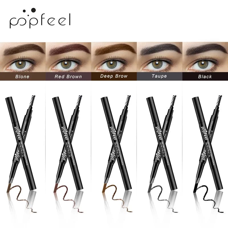 New 5 Colors Eye Brow Eyeliner Eyebrow Pen Pencil EP-2# With Eye Brows Brush Waterproof Long-lasting Make Up Tool