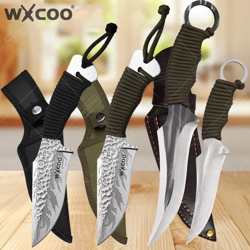WXCOO Stainless Steel Kitchen Knife, Fruit Knife, Chef's Knife, Multipurpose Knife, Butcher's Knife, Kitchen Tools, Bone Knife for Your Kitchen