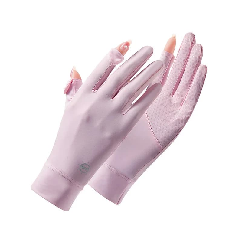 UPF 50 + protezione UV estiva guanti da ciclismo antiscivolo guanti da sole guanti da guida guanti da esterno per donne e ragazze