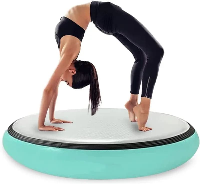 Customized Factory Wholesale Air Gymnastics Yoga Exercise Circle Falling Round Mats