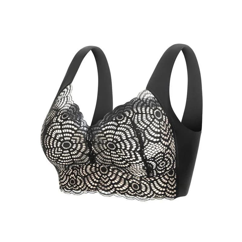 Women's Top Wireless Bra - Comfortable, Elastic, Without Sewings, Lightweight, for Sport and Night, Coppe C D, 5 Colors