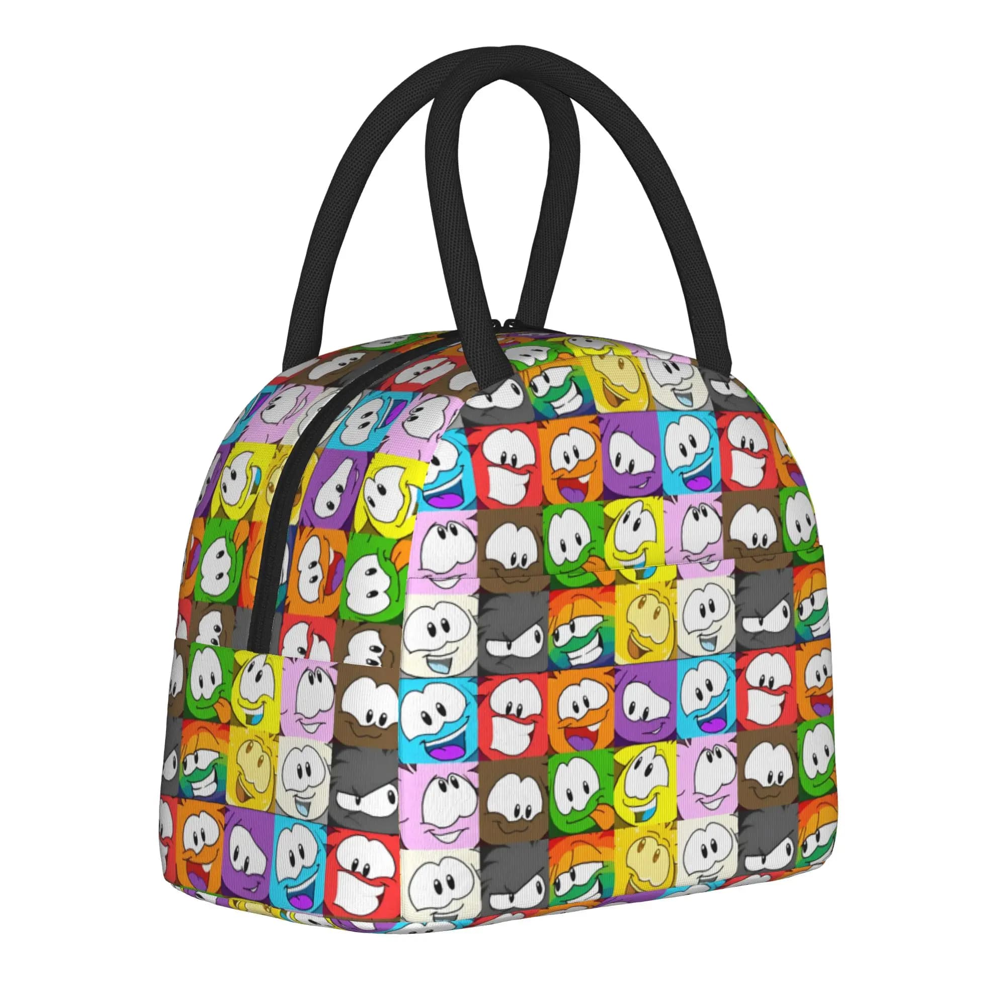 Club Penguin Puffle Expressions Borse termiche per il pranzo, contenitori portatili per il pranzo, borsa termica, borsa per il pranzo, borse per alimenti