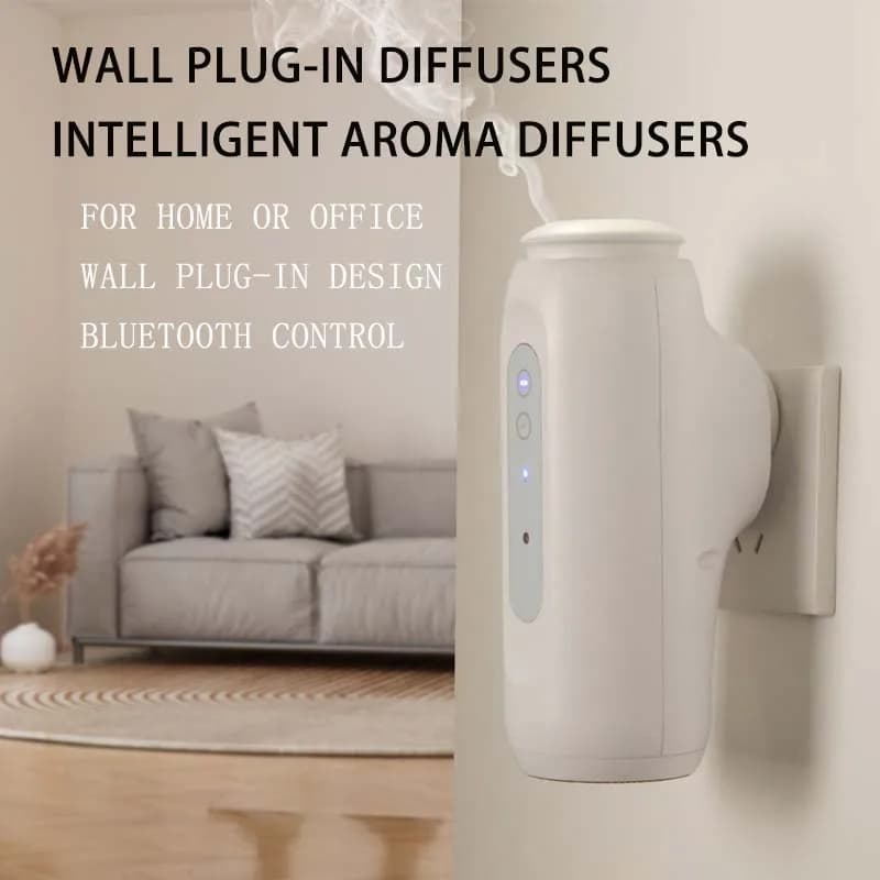 NAMSTE Diffusore di oli essenziali senza acqua Spina a muro Diffusore di oli aromatici Nebbia fredda Macchina per profumi elettrici Smart Bluetooth per la casa