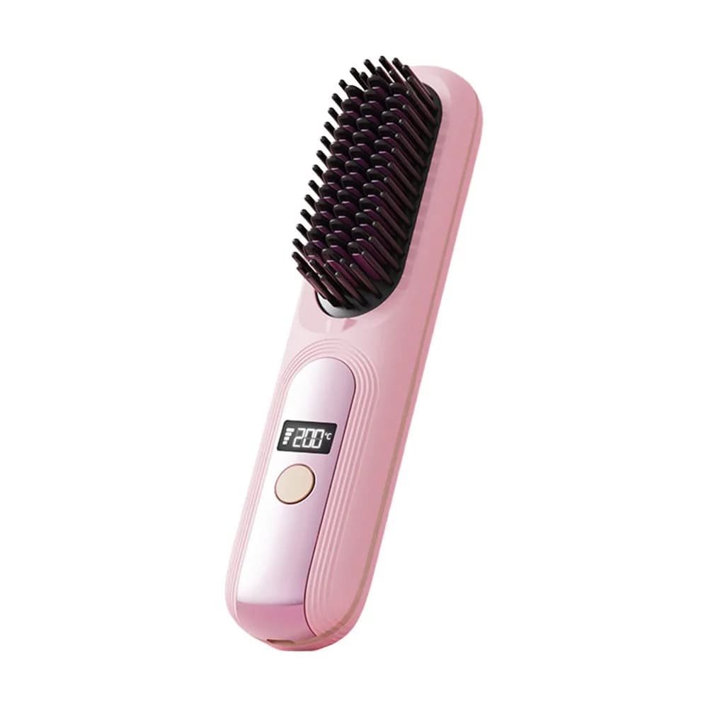 Electric Smooth Brush 2 in 1 Rechargeable with 4 Different Temperatures, Wireless