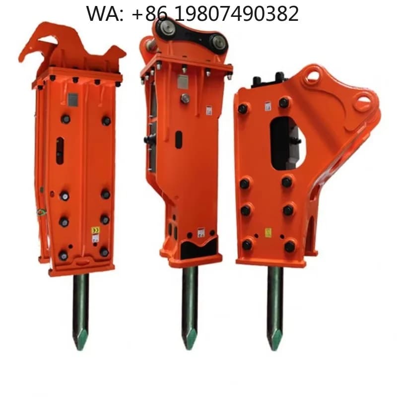 75mm Chisel Hydraulic Piling Breaking Hammer, New Stone Breaking Equipment, Professional Excavator Attachment for Foundation and