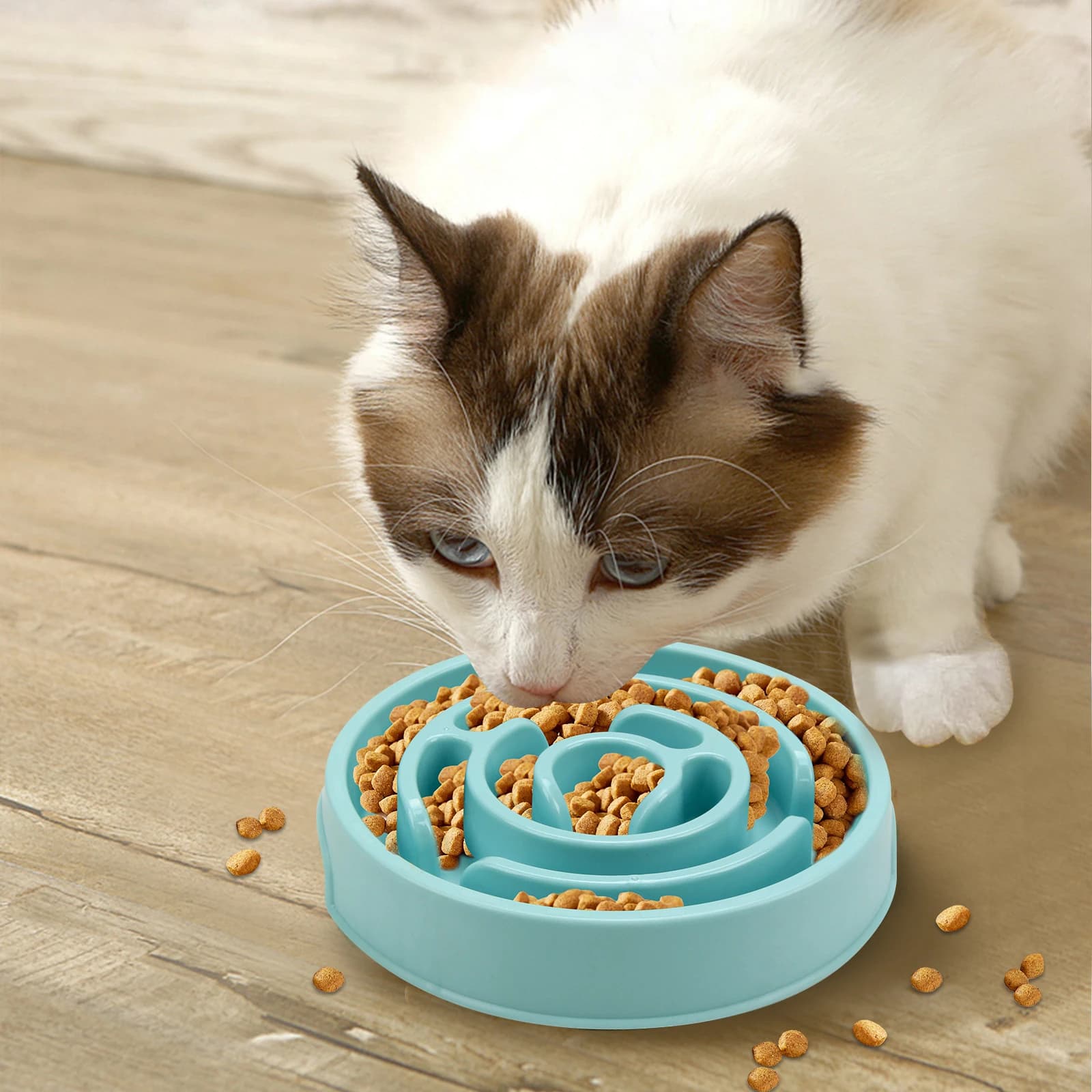 Ciotola per Cani Anti-Ingozzamento, Divertente e Antiscivolo, per Alimentazione Lenta, Ecologica, per Cani di Taglia Grande, Media e Piccola, Cuccioli