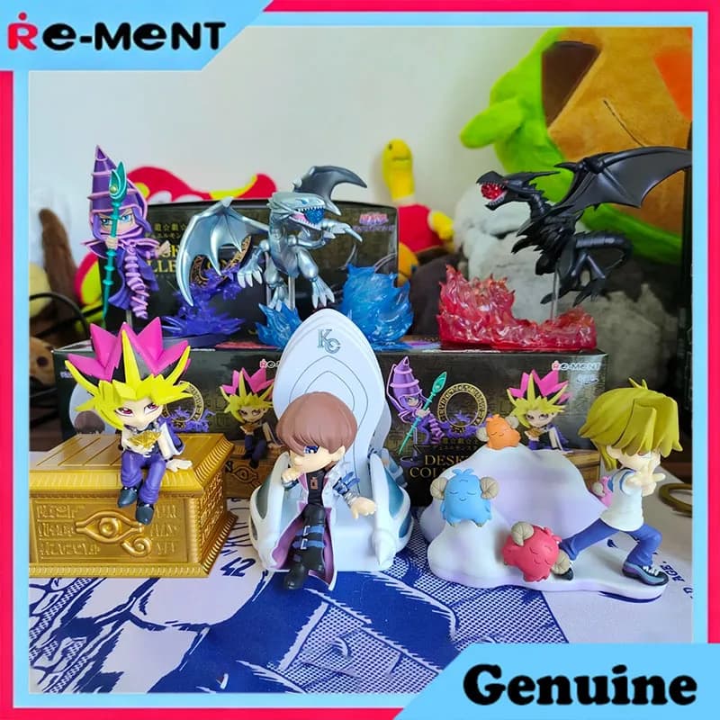 Rement Yu-Gi-Oh DesQ Desktop Collection Mini Diorama Figure Originale Blind Box Portapenne Porta Blocco Note Porta Telefono Porta Timbri