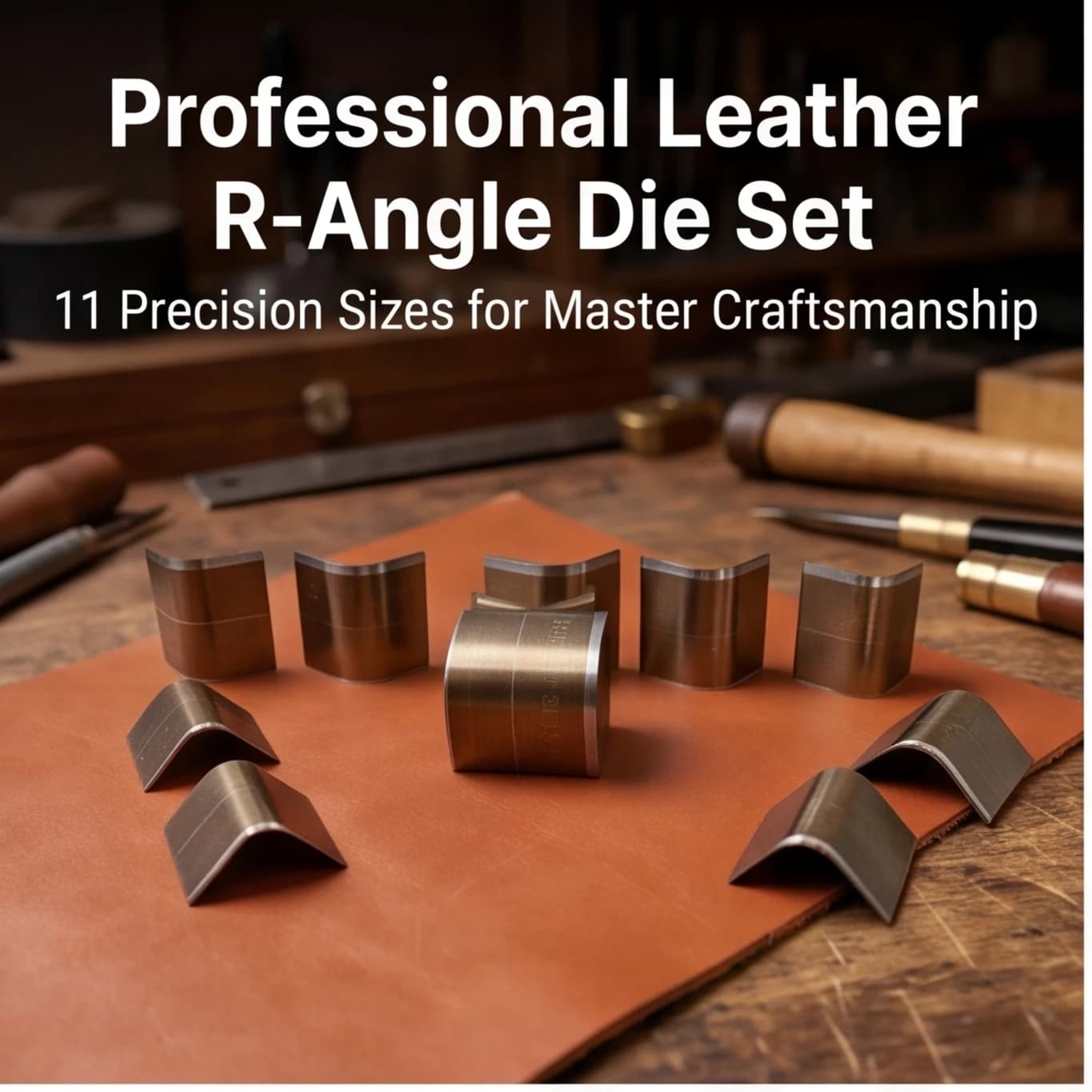 A03 Leather R-Corner Punch Multi-Sized round Corner Cutter Handcraft Wallet Belt Making Edge Trimming Tool for Leather Art