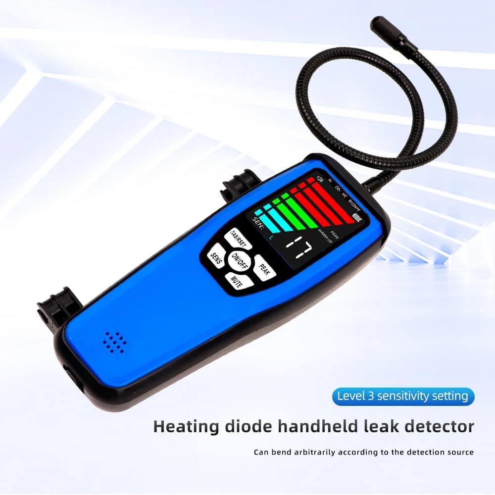 LD200 LD600 Halogen Gas Combustible Gas Leak Detector Refrigeration Gas Combustible Gas Leakage Analyzer 0-100% LEL With Alarm