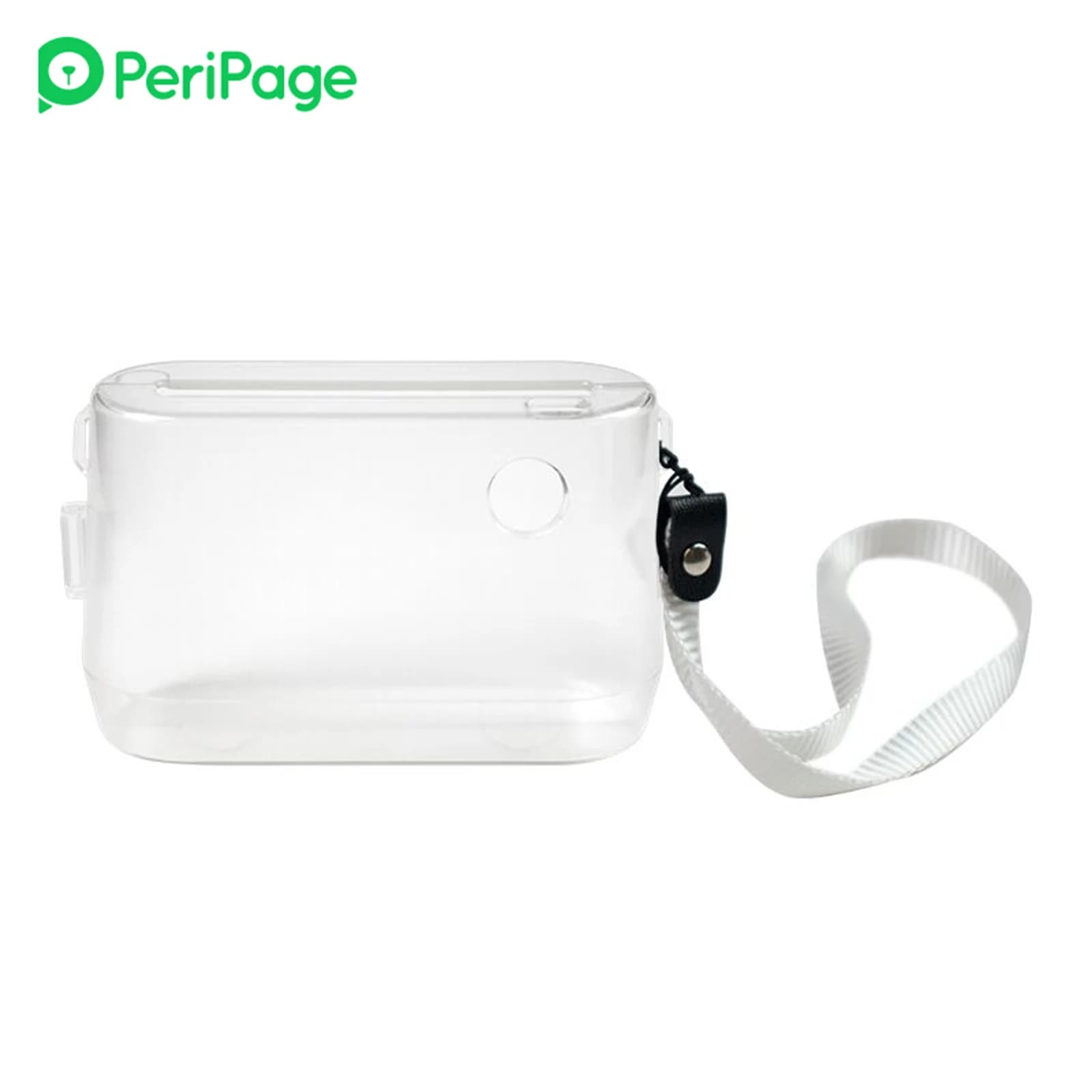 PeriPage transparent protective case with portable wire for thermal printer A9/A9s/A9 Pro/Q9s Mini Pocket BT