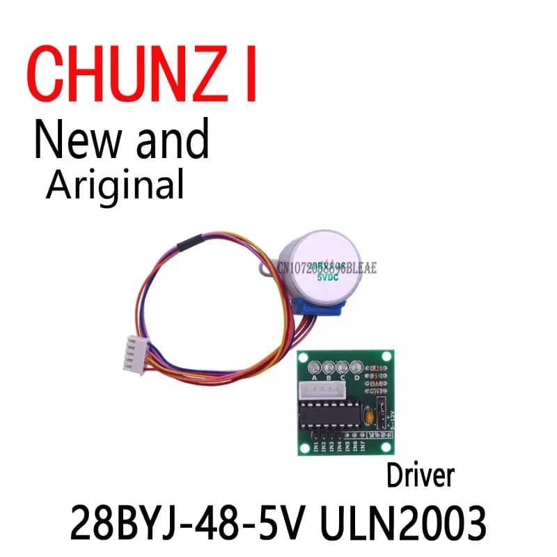Stepper 4 Phases + Driver Card for Arduino, ULN2003 Driver Card for Stepper 28BYJ-48-5V Motor