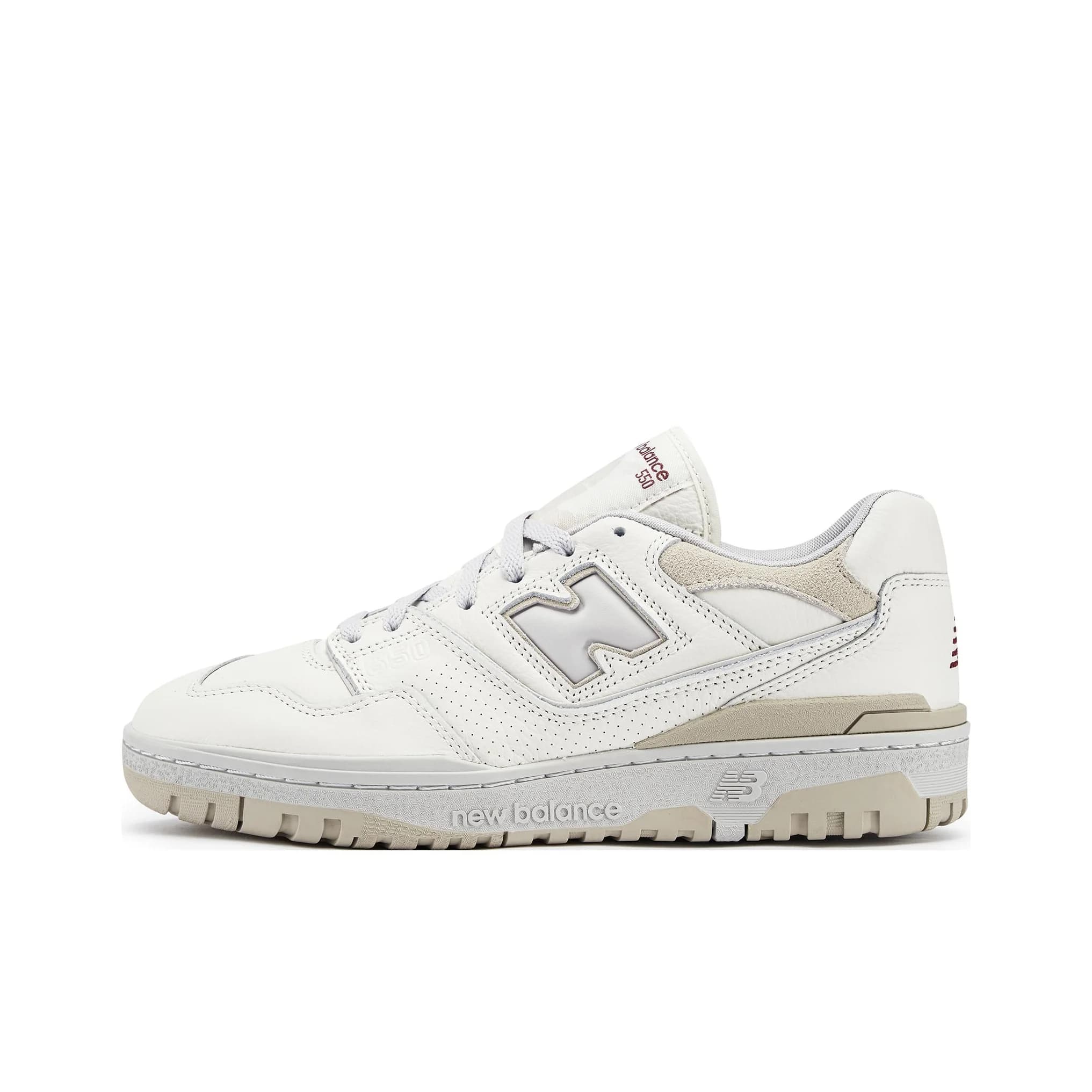 New Balance NB 550 Vintage Basketball Shoes Unisex Low Top White BB550LN1