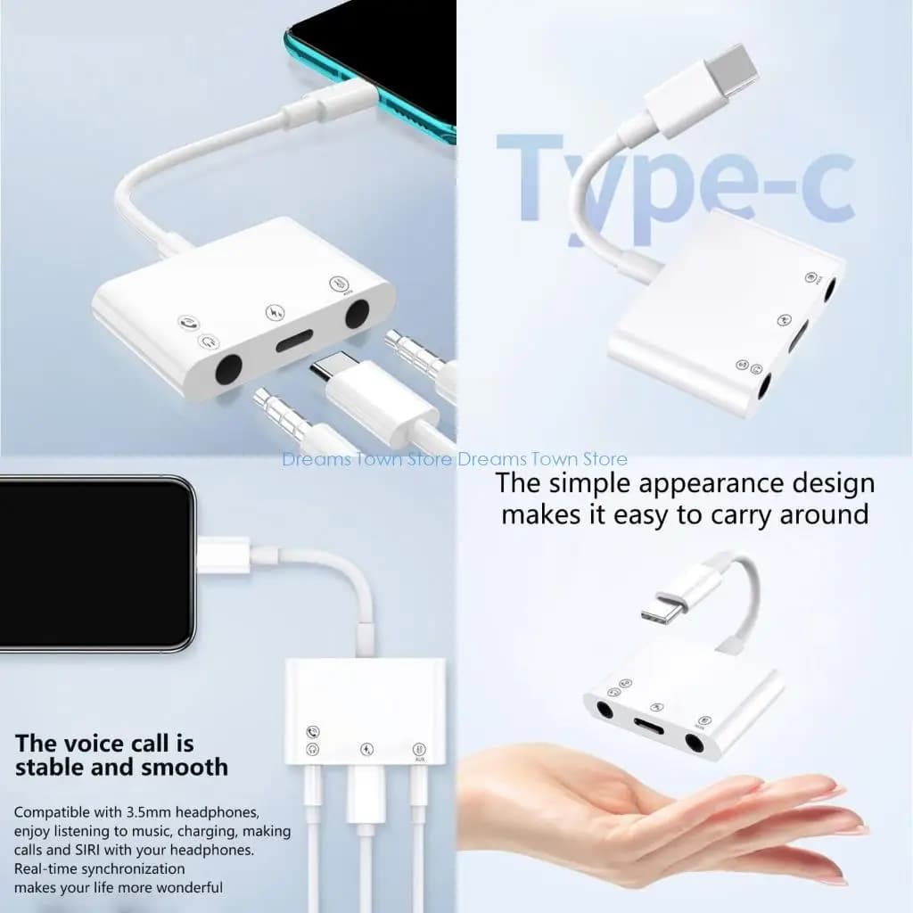 HX6A stereo adapter type C with 3.5 mm