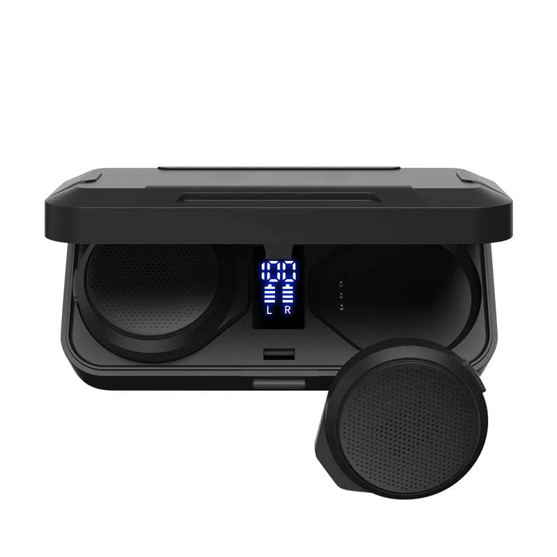 Motorcycle Mountain Bike Car Helmets Bluetooth Headse with Noise Cancellation Mini Portable External Control