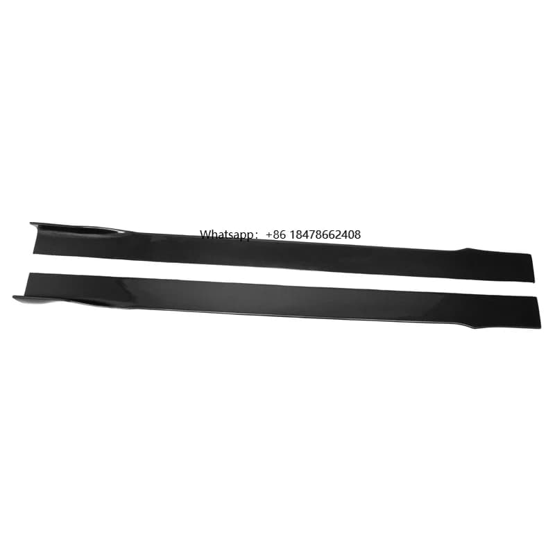 Minigonne Laterali Universali in Fibra di Carbonio da 215-230 cm, Kit Carrozzeria